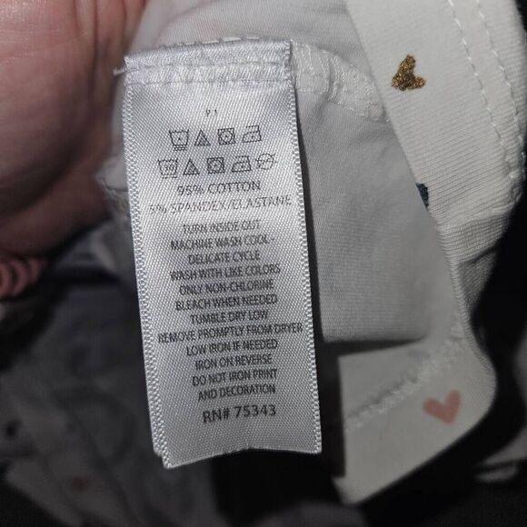 5 For $25 Savannah White Frilly Dress With Hearts Baby Size 24 Months - Picture 4 of 5